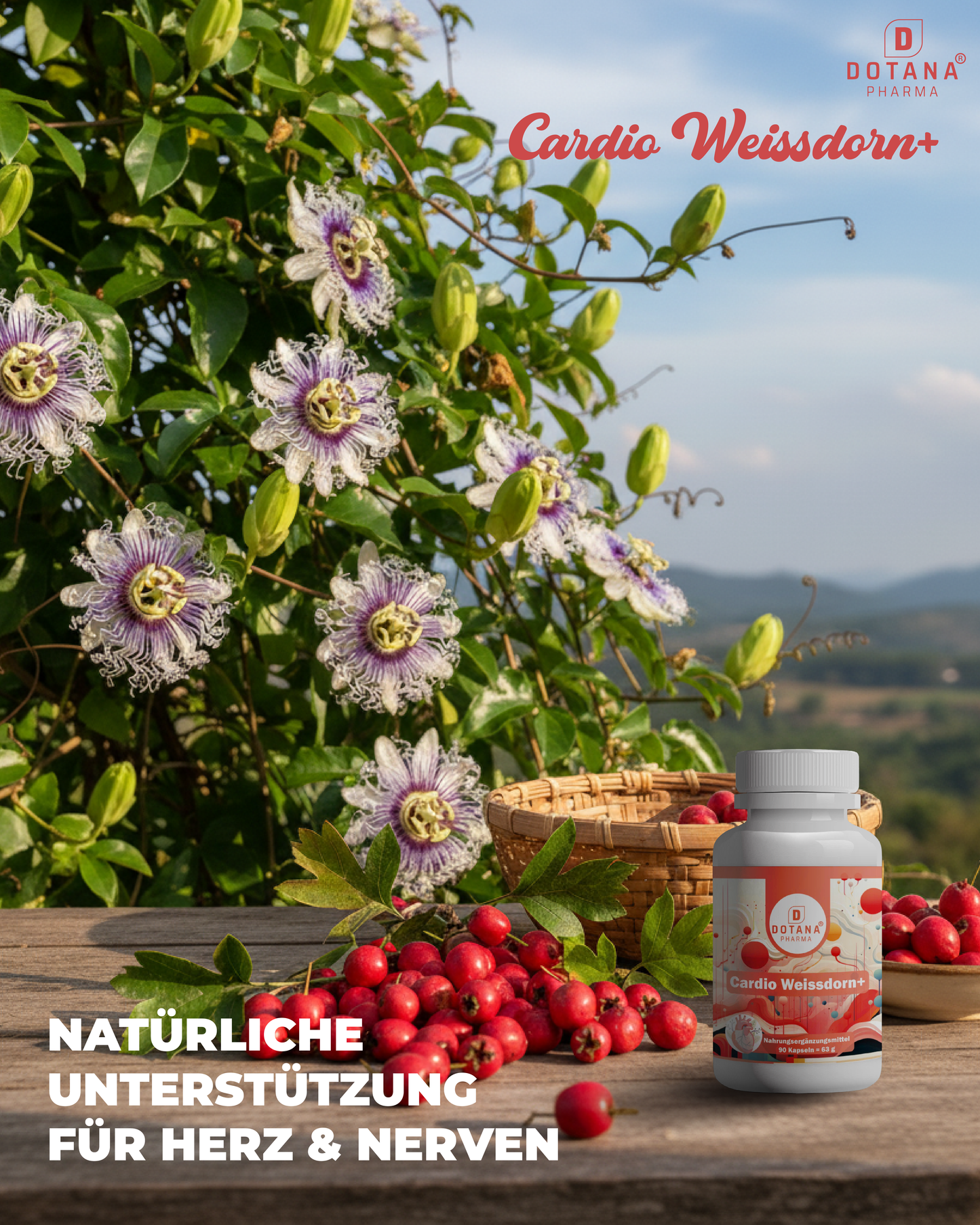 Weißdorn und Omega-3 fürs Herz: Das dynamische Duo ab 50