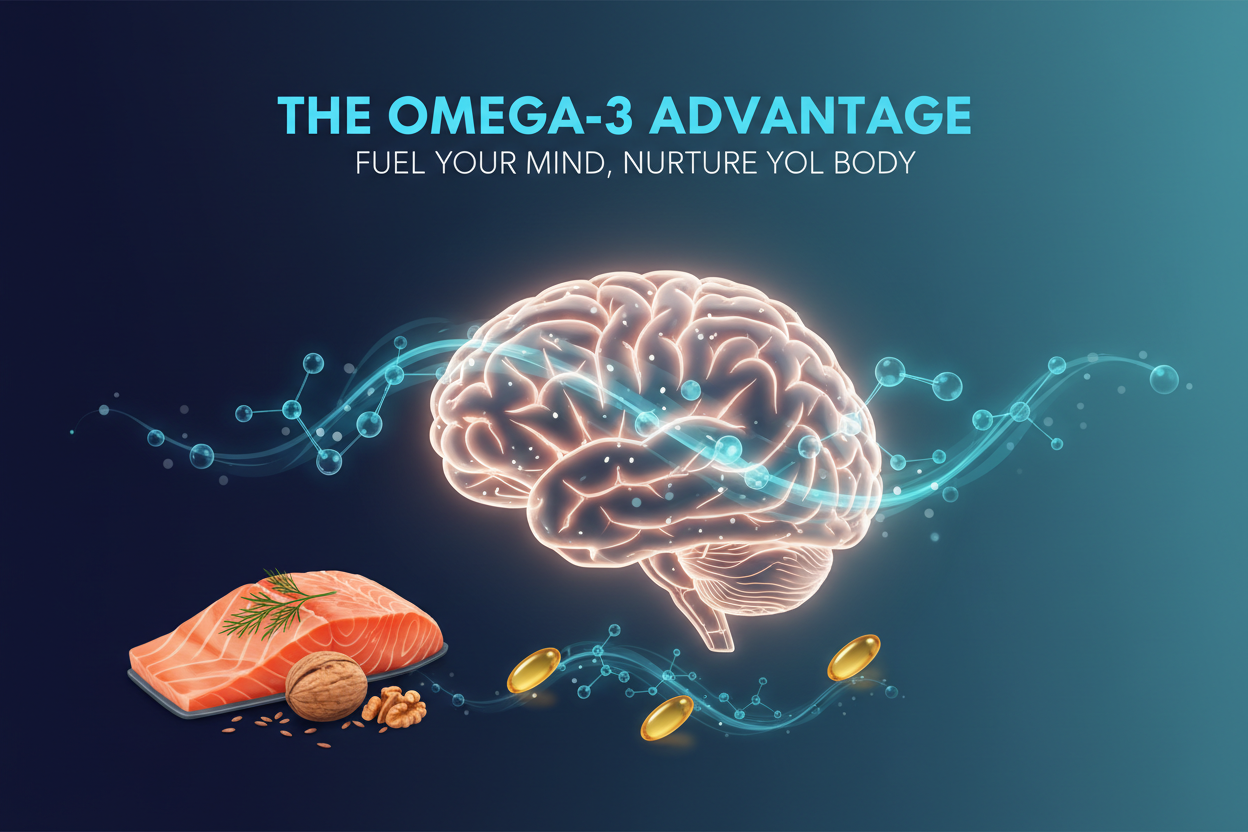 Omega-3 fürs Gehirn: Wie DHA die normale Gehirnfunktion unterstützt und die geistige Leistung erhält