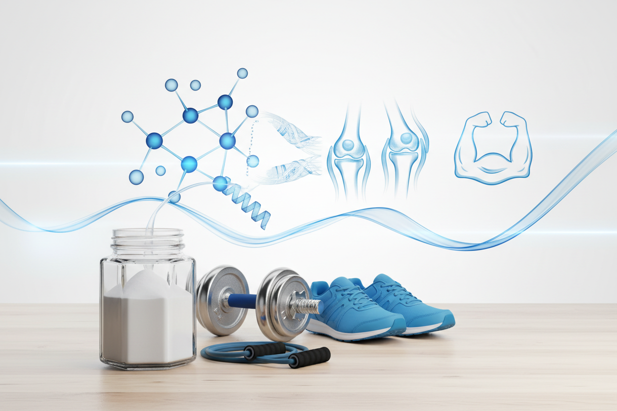 Kollagen für Sportler: Wie bioaktive Kollagenpeptide Regeneration und Belastbarkeit unterstützen können